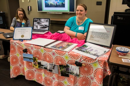 A photograph of the Digital Arts Showcase.
