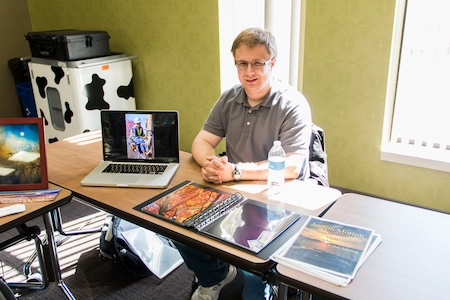 A photograph of the Digital Arts Showcase.
