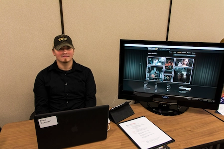 A photograph of the Digital Arts Showcase.