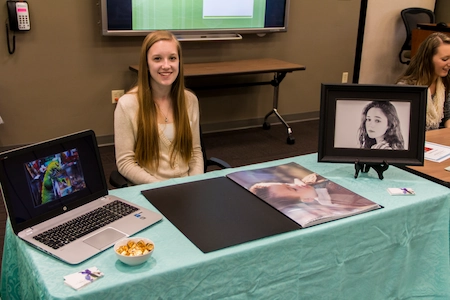 A photograph of the Digital Arts Showcase.