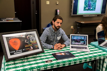 A photograph of the Digital Arts Showcase.
