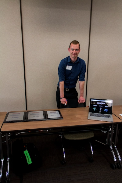 A photograph of the Digital Arts Showcase.
