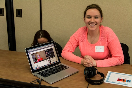 A photograph of the Digital Arts Showcase.