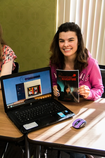 A photograph of the Digital Arts Showcase.