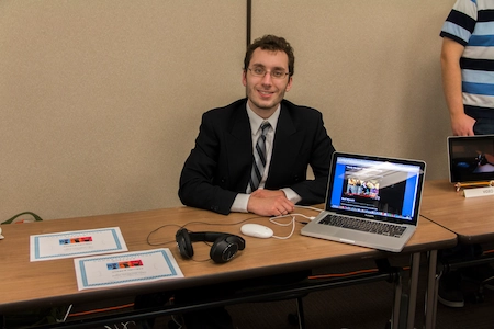 A photograph of the Digital Arts Showcase.