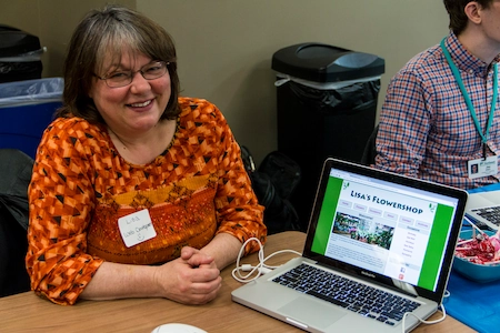 A photograph of the Digital Arts Showcase.