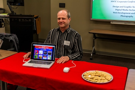 A photograph of the Digital Arts Showcase.