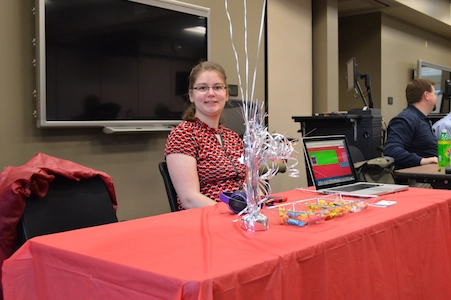 A photograph of the Digital Arts Showcase.