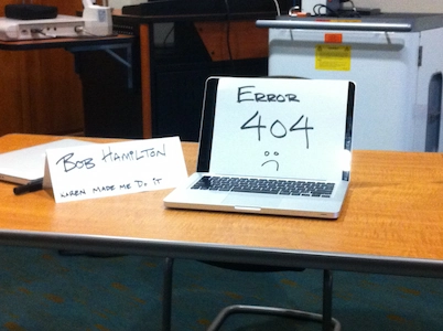 A photograph of the Digital Arts Showcase.